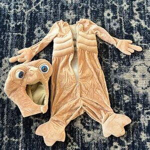 E.T. Kids The Extra-Terrestrial Plush Costume Unisex, Cute Alien Halloween